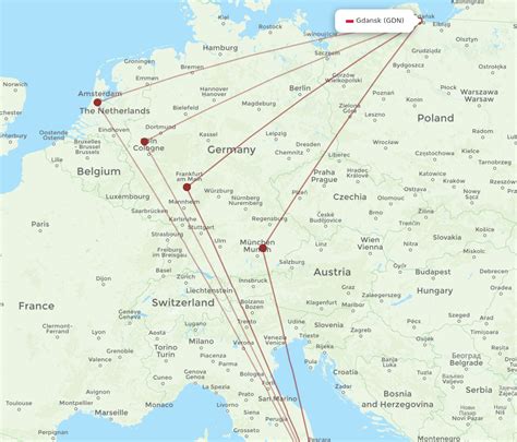 All Flight Routes From Naples To Gdansk Nap To Gdn Flight Routes