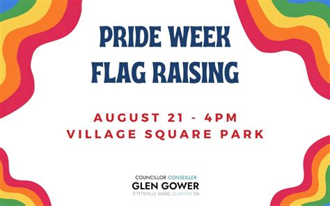 August 21 Pride Week Flag Raising Ceremony In Stittsville Glen Gower