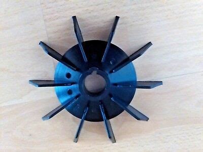 Plastic Cooling Fan Replacement Electric Motor Impeller Bore 24 mm 1 ...