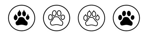 Wildcat Paw Cliparts High Quality Paw Print Illustrations