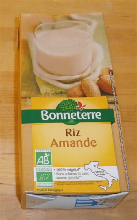 Boisson Riz Amande 1L BONNETERRE Bio à la une