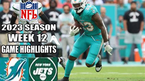 Miami Dolphins Vs New York Jets Full Highlights 2nd Qtr 112423 Week