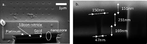 Nanopore Array Fabricated In Mems Processed Silicon Nitride Membrane