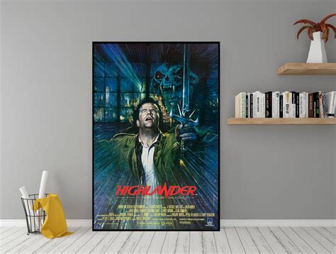 Highlander Movie Poster High Quality Canvas Wall Art Room Decor ...