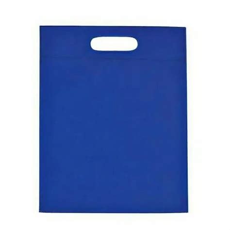 Plain Blue D Cut Non Woven Bag Capacity 2 5 Kg At Rs 155 Kilogram In