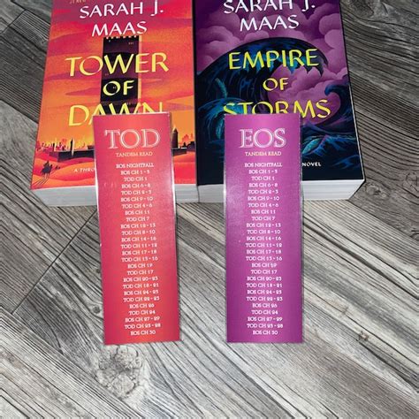 50 Off Defect Sale Throne Of Glass Tandem Read Bookmarks Set Of 2 Matches New Covers Etsy