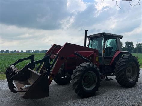 1990 Massey Ferguson 3680 Loader Tractor Red Farming Equipment Saskatoon Kijiji