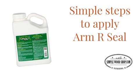 General Finishes Arm R Seal: Step by Step Application, 2 minutes - YouTube