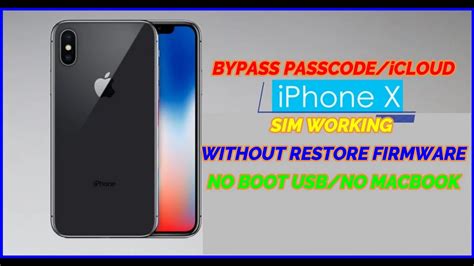 Iphone X Ios Passcode Icloud Bypass Sim Working Without Flash