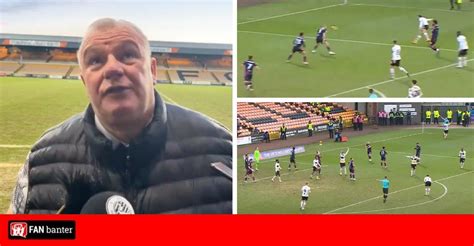 Steve Evans Speaks Of Conspiracy Against Stevenage As He Vents At Port