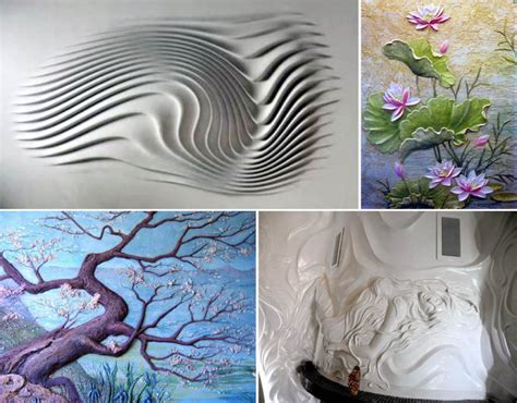 Лепной декор, Лепнина на стенах