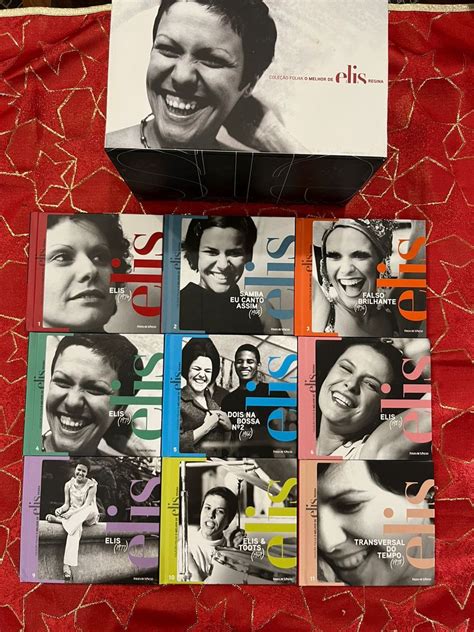 Cole O Folha Elis Regina Volumes E Do Box Excelente Estado