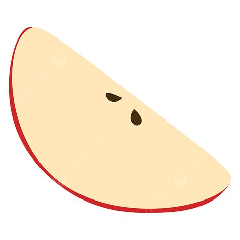 Apple Slice Illustration