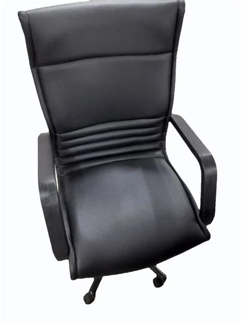 Leather Rexin High Back Revolving Office Chair Grey At Rs 6500 In