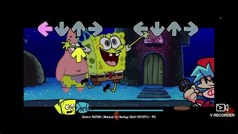 Vs Bob Esponja Fnf Friday Night Funk Cartoon Clash Demo Vs Sponge Bob