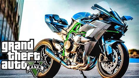 How To Download And Install Bike Mod In Gta V Kawasaki Ninja H2 Youtube