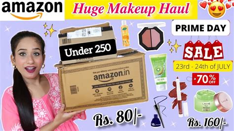 Starting Rs80 Most Huge Makeup Haul From Amazon Under Rs250 Amazon Affordable Makeup Haul