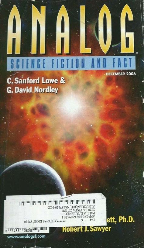 Analog Science Fact Fiction December Science Fictio