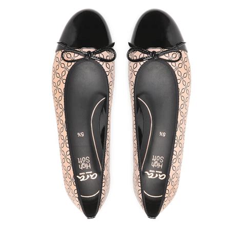 Ballerinas Ara Schwarz Nude Schwarz Eschuhe De