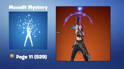 Moonlit Mystery Fortnite Emote Youtube