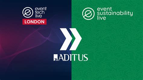 ADITUS Named Official Sustainability Supplier Partner For Event Tech