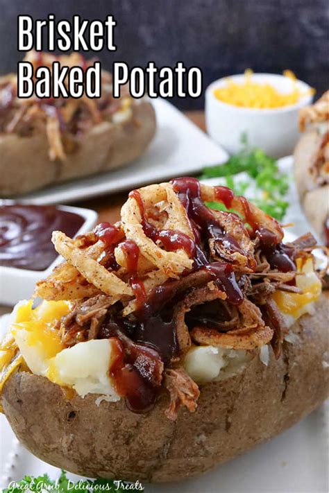 Bbq Brisket Stuffed Twice Baked Potatoes Recipe From H E B Off