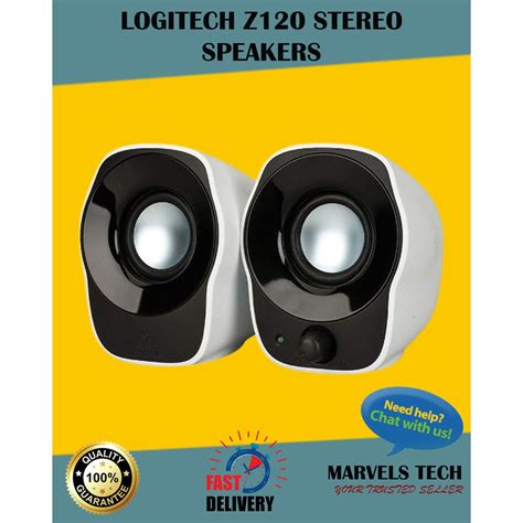 Logitech Z120 Usb Powered 20 Stereo Compact Speaker Shopee Malaysia