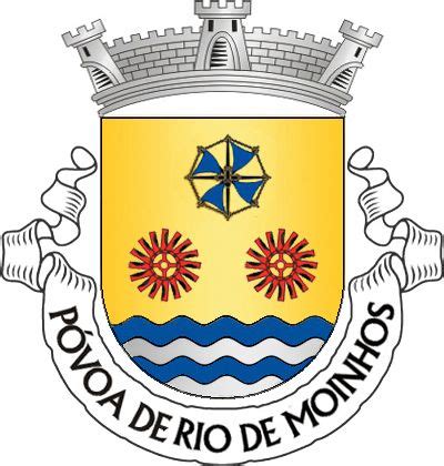 Arms crest of Póvoa de Rio de Moinhos Brasão de Póvoa de Rio de Moinhos