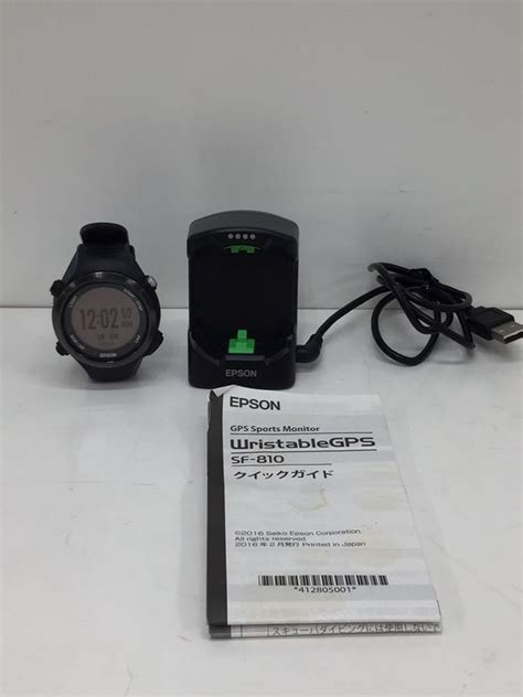 Yahoo オークション EPSON GPS Sports Monitor SF 810 Wristable GPS