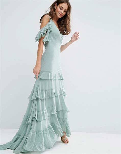 Asos Ruffle Tiered Maxi Dress 113 Asos Lookastic