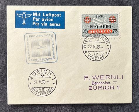 Enveloppe Pro Aero Avec Timbres Kaufen Auf Ricardo