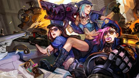 Vi And Caitlyn Wallpapers Wallpaper Cave