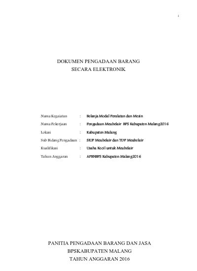 Bentuk Surat Perintah Kerja Spk Bentuk Dokumen Kontrak