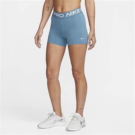 Womens Nike Pro Blue Shorts Nike Gb