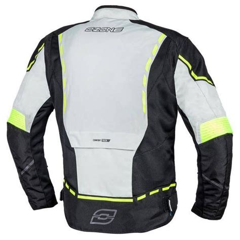 Kurtka Tekstylna Ozone Jet Ii Ice Black Fluo Yellow Odzie Kurtki