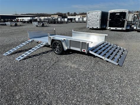 Sport Haven 7×12 Aluminum Utility Trailer - ATV Ramps