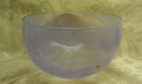 Ekenas Of Sweden Art Glass Bowl By John Orwar Lake