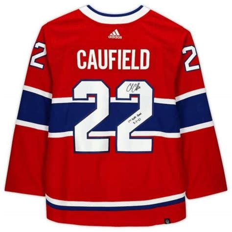 Cole Caufield Autographed & Inscribed Jersey - Razilia