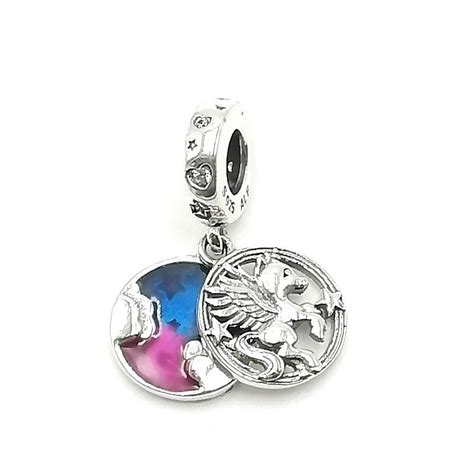 Dije Charm Unicornio M Gico Plata Joyas Gabena