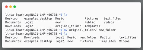 How To Copy Move And Rename Files And Directories In Linux System