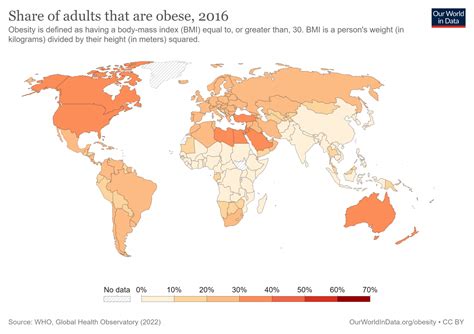 Obesity Rates Around The World