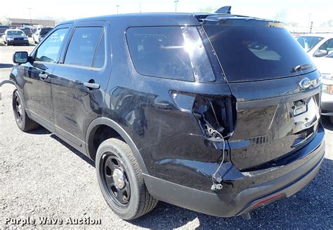 2017 Ford Explorer Police Interceptor Suv In Wichita Ks Item Df1048 Sold Purple Wave