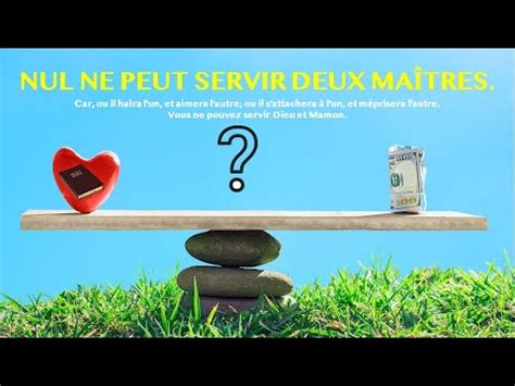 Nul Ne Peut Servir Deux Ma Tres Jeudi Novembre Youtube