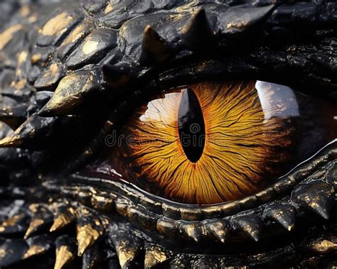 Black Dragon or T-rex Eye Close Up Black Dragon or T-rex Eye Close Up ...