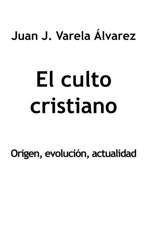 Pdf El Culto Cristiano Editorial Clie Campo Necesario De Estudio