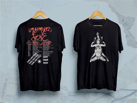 Red Hot Chili Peppers America Tour Shirt Red Hot Chili Peppers World Tour Shirt Designed