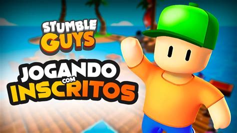 Stumble Guys Jogando Com Seguidores Chega Mas Obrigado Pelo 3k De