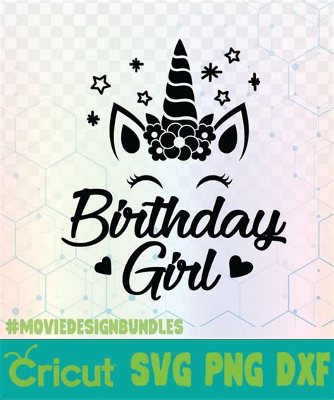 Afro Girl Svg Unicorn Birthday