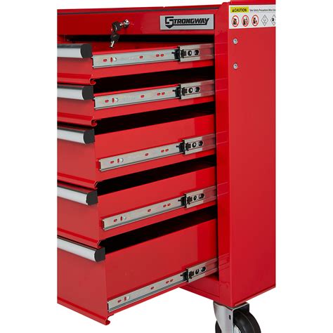 Strongway 5 Drawer Rolling Cabinet — 26in W X 18in D X 33 7in H Northern Tool