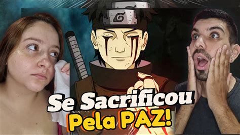 Rap do Shisui Naruto MEU SACRIFÍCIO REACT CASAL NERD YouTube